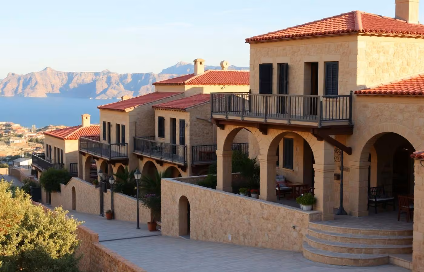 Maroni Hills sandstone village apartments